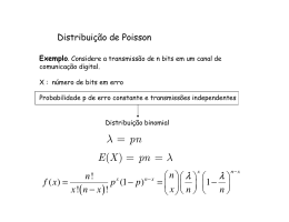 Distribuição de Poisson