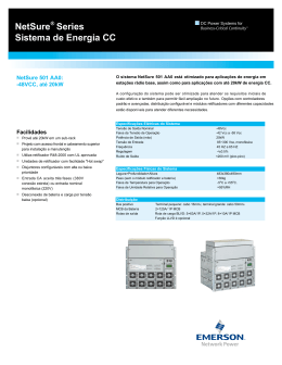 NetSure® Series Sistema de Energia CC