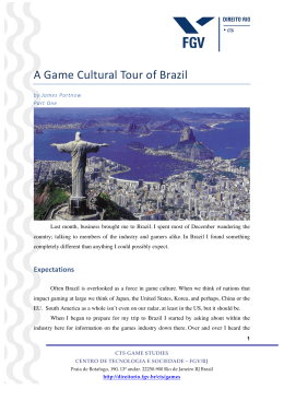 A Game Cultural Tour of Brazil