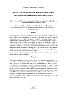 3312 institucionalização da educação a distância no brasil