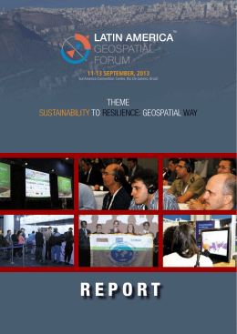 Conference Report - Latin America Geospatial Forum