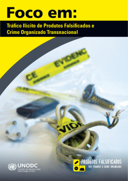 Tráfico Ilícito de Produtos Falsificados e Crime Organizado