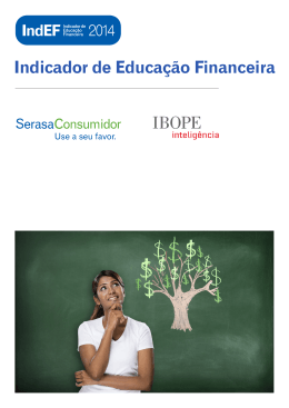 IndEF – Indicador de Educação Financeira