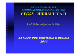 Civ225-Orificios e Bocais - Escola de Minas
