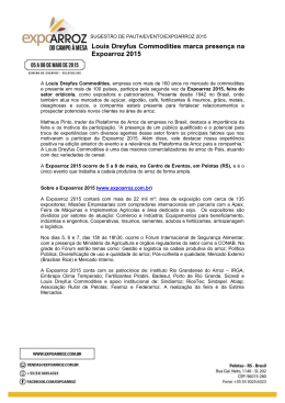Louis Dreyfus Commodities marca presença na Expoarroz 2015