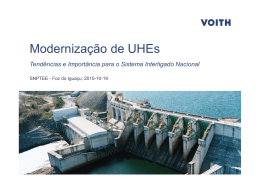 Voith Modernizacao de UHEs_REV02 - XXIII Seminário Nacional de