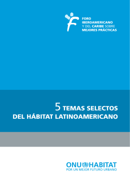 5 Temas Selectos del Hábitat Latinoamericano - UN