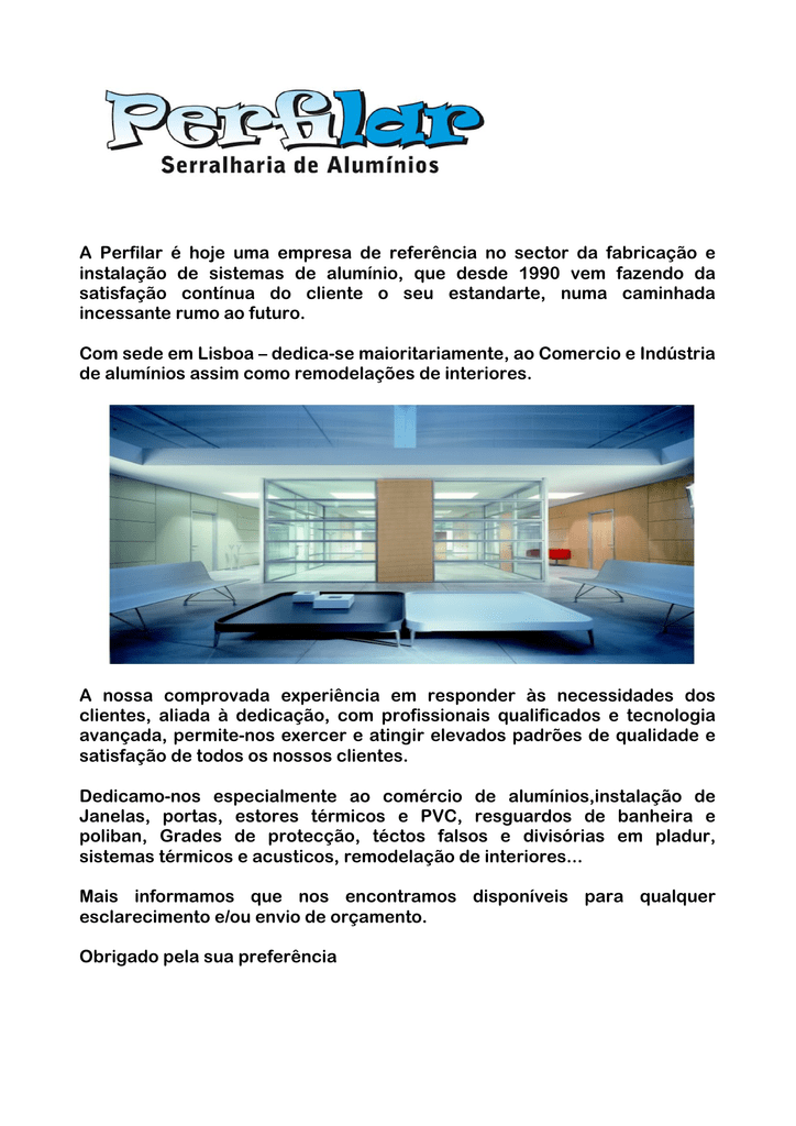 #1F7BAC catálogo Perfilar 478 Janelas Duplas Orçamento