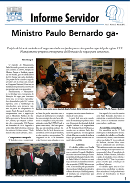 Informe Servidor nº 02 - Universidade Federal do Paraná