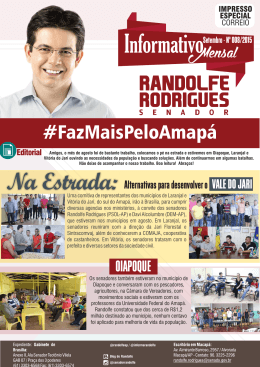 INFORMATIVO. 007.2015.cdr - Blog do Senador Randolfe Rodrigues
