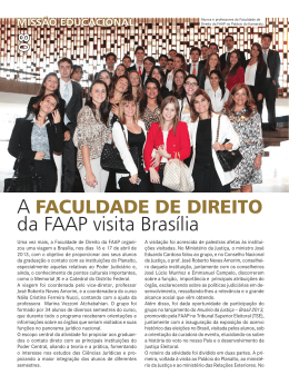 A Faculdade de Direito da FAAP em Brasília