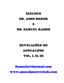 Diálogo entre Dr. Amin Rodor e Dr. Samuel Ramos Sobre