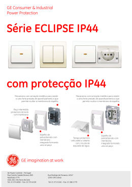 Série ECLIPSE IP44 com protecção IP44
