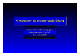 A linguagem de programação Erlang