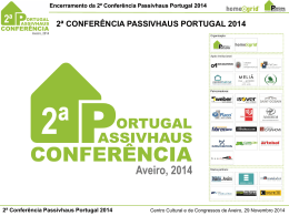 Apresentação do PowerPoint - Associação Passivhaus Portugal