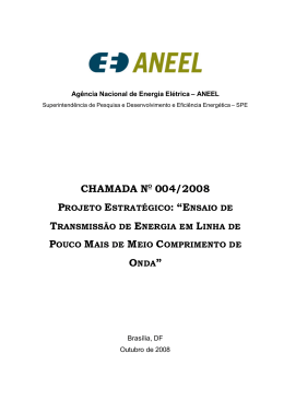 CHAMADA NO 004/2008