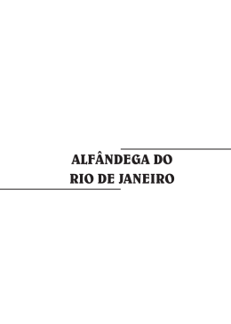 Alfândega do Rio de Janeiro - Receita Federal
