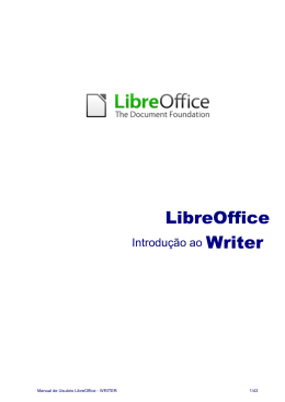 Manual - LibreOffice Writer