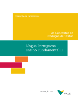 Língua Portuguesa Ensino Fundamental II