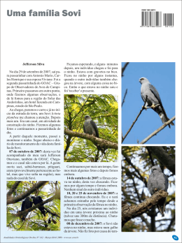 Uma família Sovi - Atualidades Ornitológicas
