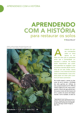 Revista Agriculturas V12,N1 – Aprendendo com a história - AS-PTA
