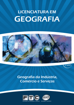 Capa - Geografia da Indústria, Comércio e Serviços