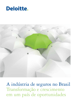 A indústria de seguros no Brasil Transformação e