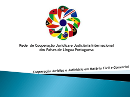 CPLP 2 - Rede de Cooperação Judiciária