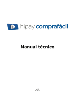 Manual técnico - HiPay Compra Fácil