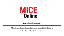 O Portal MICE Online