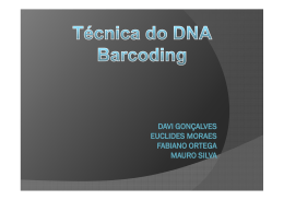 DNA Barcode - Fernando Santiago dos Santos