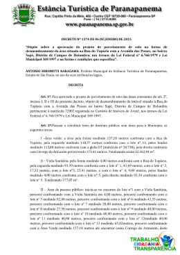 Decreto 1374 - Prefeitura Municipal de Paranapanema-SP