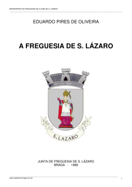 A FREGUESIA DE S. LÁZARO
