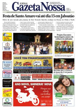 Festa de Santo Amaro vai até dia 15 em Jaboatão