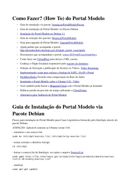 Como Fazer? (How To) do Portal Modelo Guia de - FTP