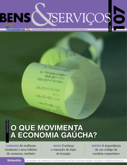 Revista Bens & Serviços - Fecomércio-RS