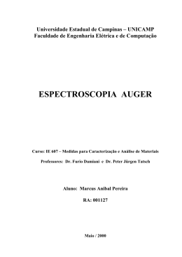 Espectroscopia Auger - DSIF