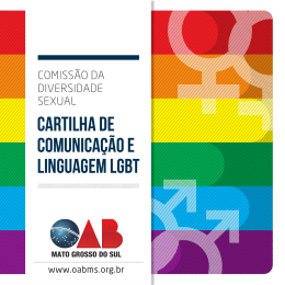 CARTILHA DE COMUNICAÇÃO E LINGUAGEM LGBT