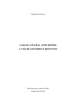 Dissertação Cláudia Silva Ferreira - Biblioteca Digital de Teses e
