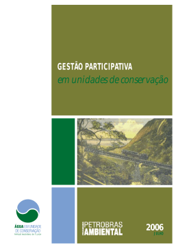 Gestão participativa em unidades de conservação (2006)