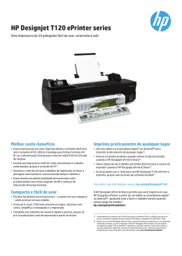 HP Designjet T120 ePrinter series