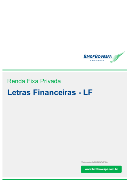 Letra Financeira (LF)