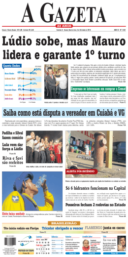 Saiba como está disputa a vereador em Cuiabá e VG