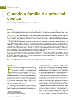 Imprimir este artigo - Revista Portuguesa de Medicina Geral e Familiar