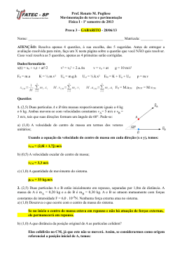 Prova 3.Gabarito - Prof. Renato M. Pugliese