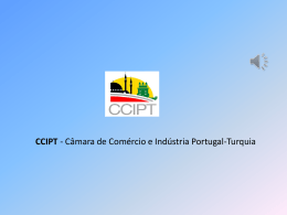 CCIPT - Câmara de Comércio e Indústria Portugal - Turquia