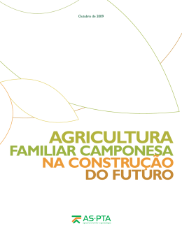 Agricultura Familiar Camponesa na Construção do Futuro - AS-PTA