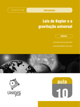 Leis de Kepler e a gravitação universal