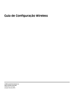 Guia de Configuração Wireless