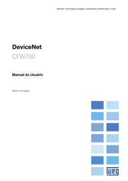 Manual da Comunicação DeviceNet